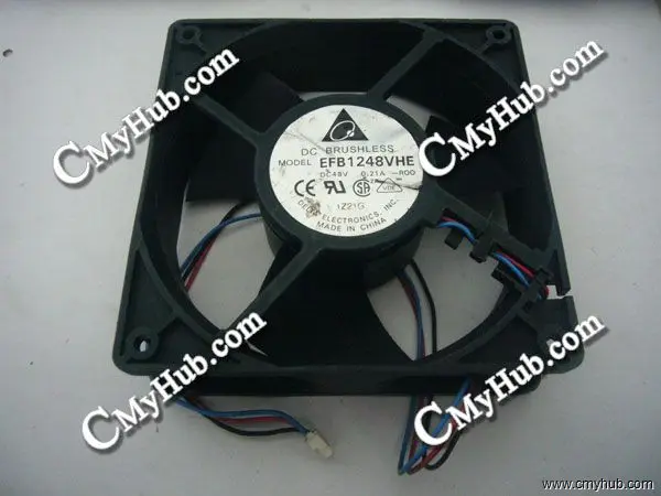 For Delta Electronics EFB1248VHE R00 DC48V 0.21A 12038 12CM 120mm 120x120x38mm 3Pin 3Wire Cooling Fan EFB1248VHE -R00 R00