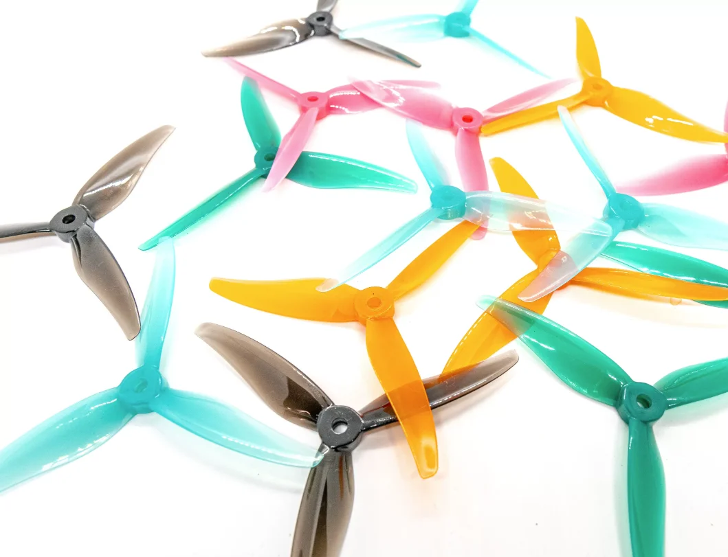 Gemfan Hurricane 51466 MCK V2 (2CW+2CCW) 3-Blade PC Propeller for RC FPV Freestyle 5-Inch Drones - DIY Drone Parts