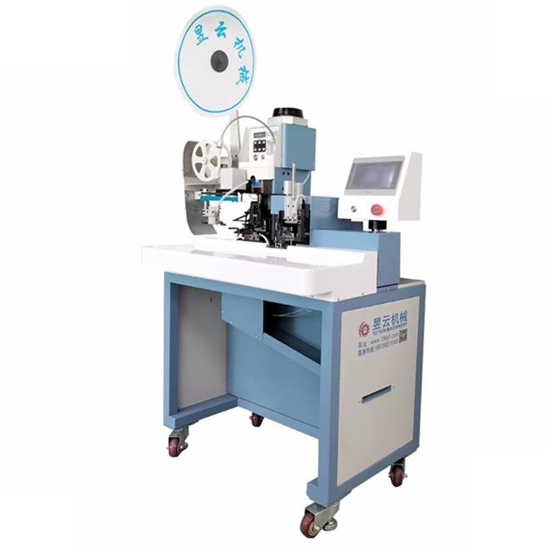 Wire Terminal Wire Splitting Peeling and End Tapping Integrated Wire Stripping Pressing Machine Parallel Line Crimping Machine