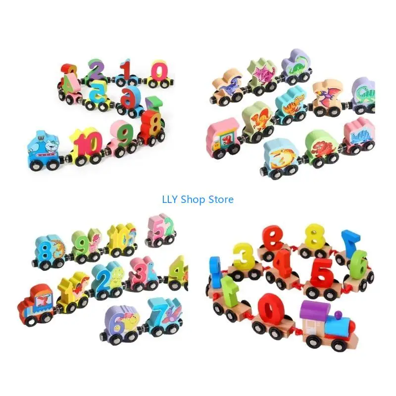 

T8ud number train train tor train set образовательный подарок игрушек для детей малышей мальчики возраст 1 2 3 года