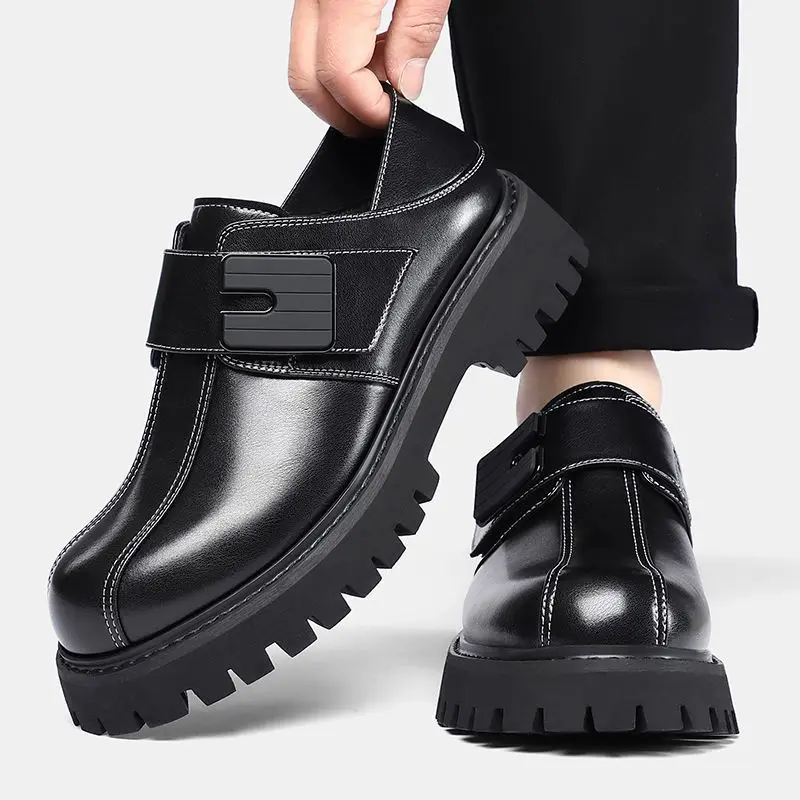 

2025 New Casual Leather Men's Soft Sole Breathable Non-slip Wear-resistant Versatile Comfortable Business Casual Shoes