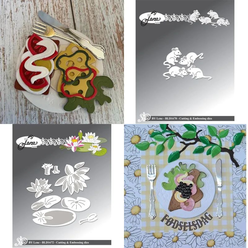 Troquel de metal con diseño de rana que nata de lado a lado en el agua para manualidades DIY, álbumes de recortes, troqueles de corte, plantillas y álbumes de fotos
