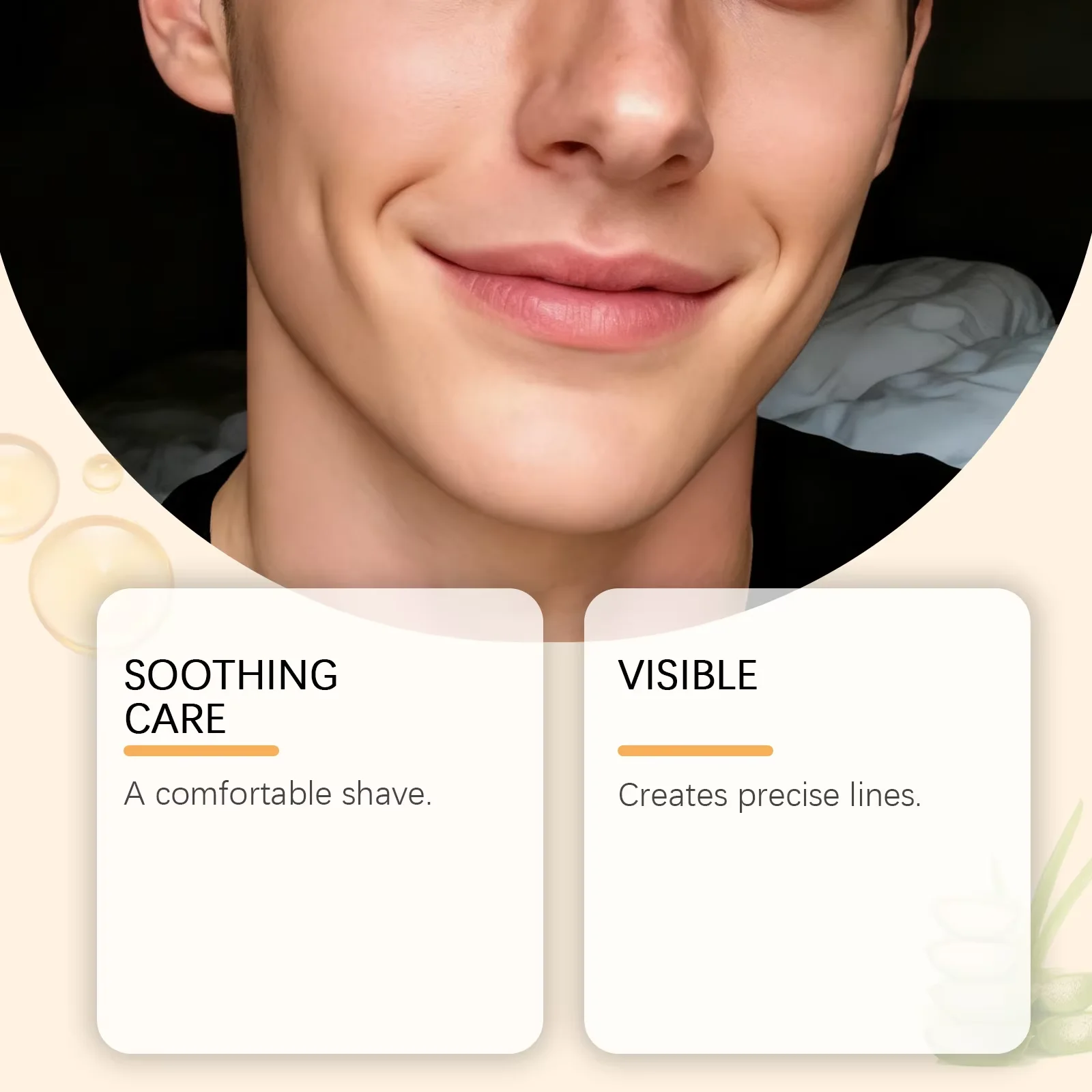 

East Moon Man Shaving Care Gel Relieving Red Sooth Pain Moisturize Damage Growth Inhibition Painless Shave Body Hair Remove Gels