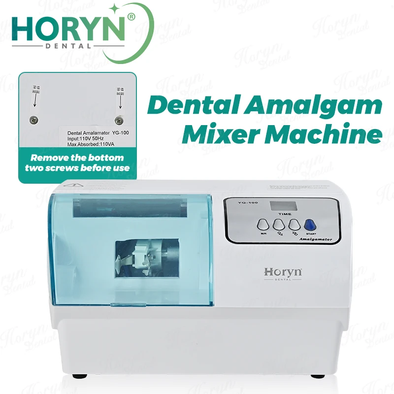 

Horyn Dental Amalgam Mixer 4350 Rpm Digital High Speed Amalgamator Automatic Capsule Mixer for Dental Clinic & Lab Equipment