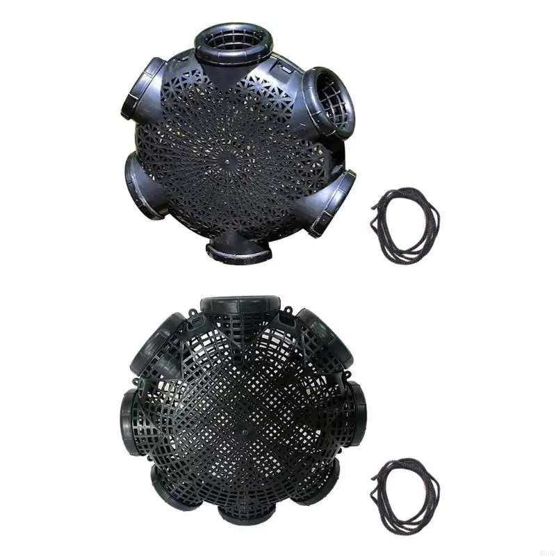 Пластмассы из 8 отверстий угрей клетки на открытом воздухе крабов локалов, лох, лох, сетки корзины, рыболовная сеть для воды Пластмассы из 8 отверстий угрей клетки на открытом воздухе крабов локалов, лох, лох, сетки корзины, рыболовная сеть для воды