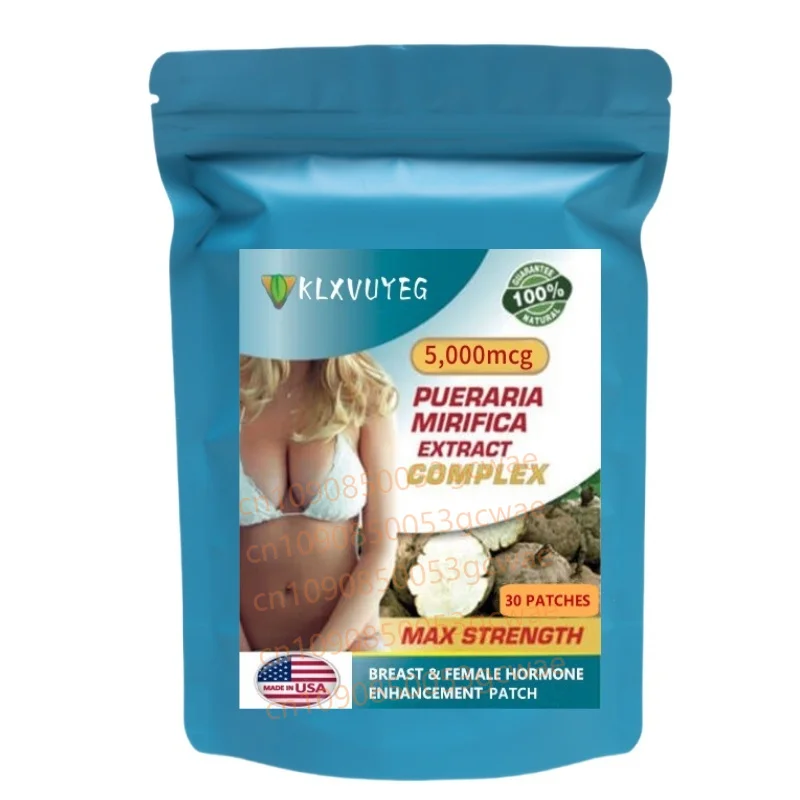 Pueraria Mirifica  & Vitamin D Patch - Mixed Berry, Vegan, Plant Based, Non-GMO, Gluten