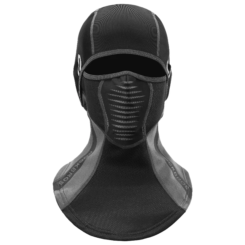 ROCKBROS zimowa termiczna polarowa maska ​​narciarska osłona na całą twarz kaptur snowboardowy szaliki Outdoor Sport wiatroszczelna kolarstwo nakrycia głowy kominiarka