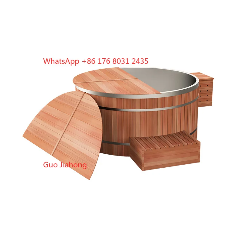 

Water Chiller Ice Bath Pools Inflatable Barrel Home 1 System Wooden Kit Cooler Therapy Cold Plunge Ice Bath with Chiller