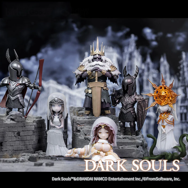 Q version Dark Souls Anime Action Figure Solaire Artorias Ornstein Fire Keeper Doll Anime Figurine Model Toys for Boy Gifts