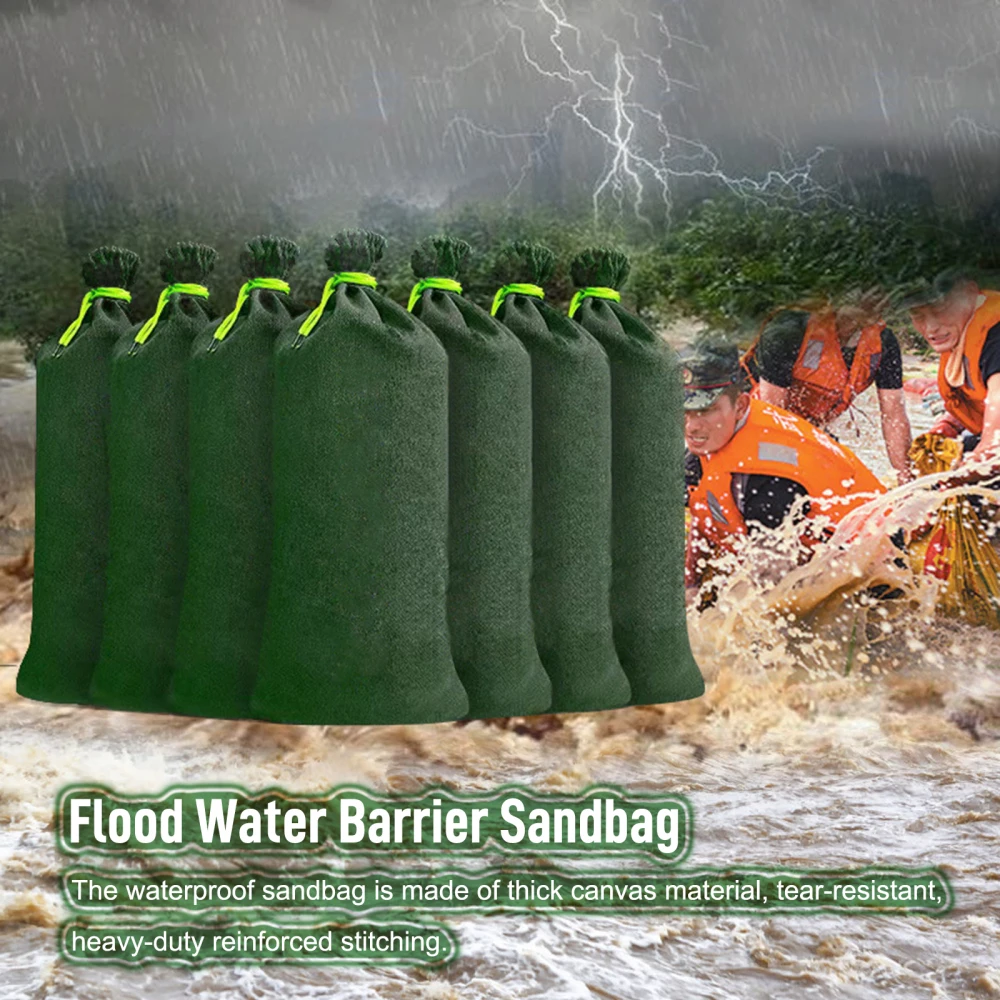 Flood Water Barrier Bag Durable Sandbag Garden Supplies Waterproof Thickened for Basement Garage Bag For Flood Protection