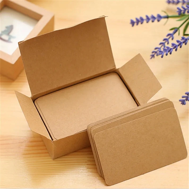 Beautiful Black Blank Handwritten Paper Message Card Business Thank You Cards For Memo Wedding Party Greeting 90Pcs