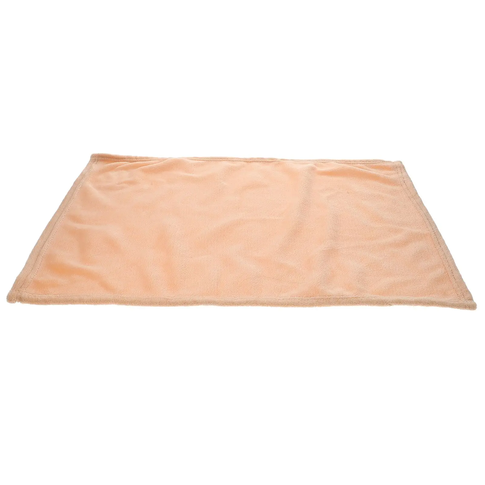 

Solid Color Pet Blanket Fleece Warm Cozy for Dogs Puppies Small Pink flannel pet bedding soft extra warm