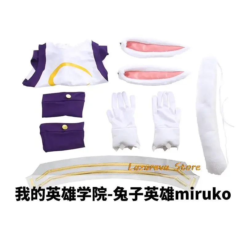 Anime My Hero Academia Miruko Costume Cosplay coniglio eroe parrucca stampa stretta tute donna Sexy Kawaii Carnival Party Suit