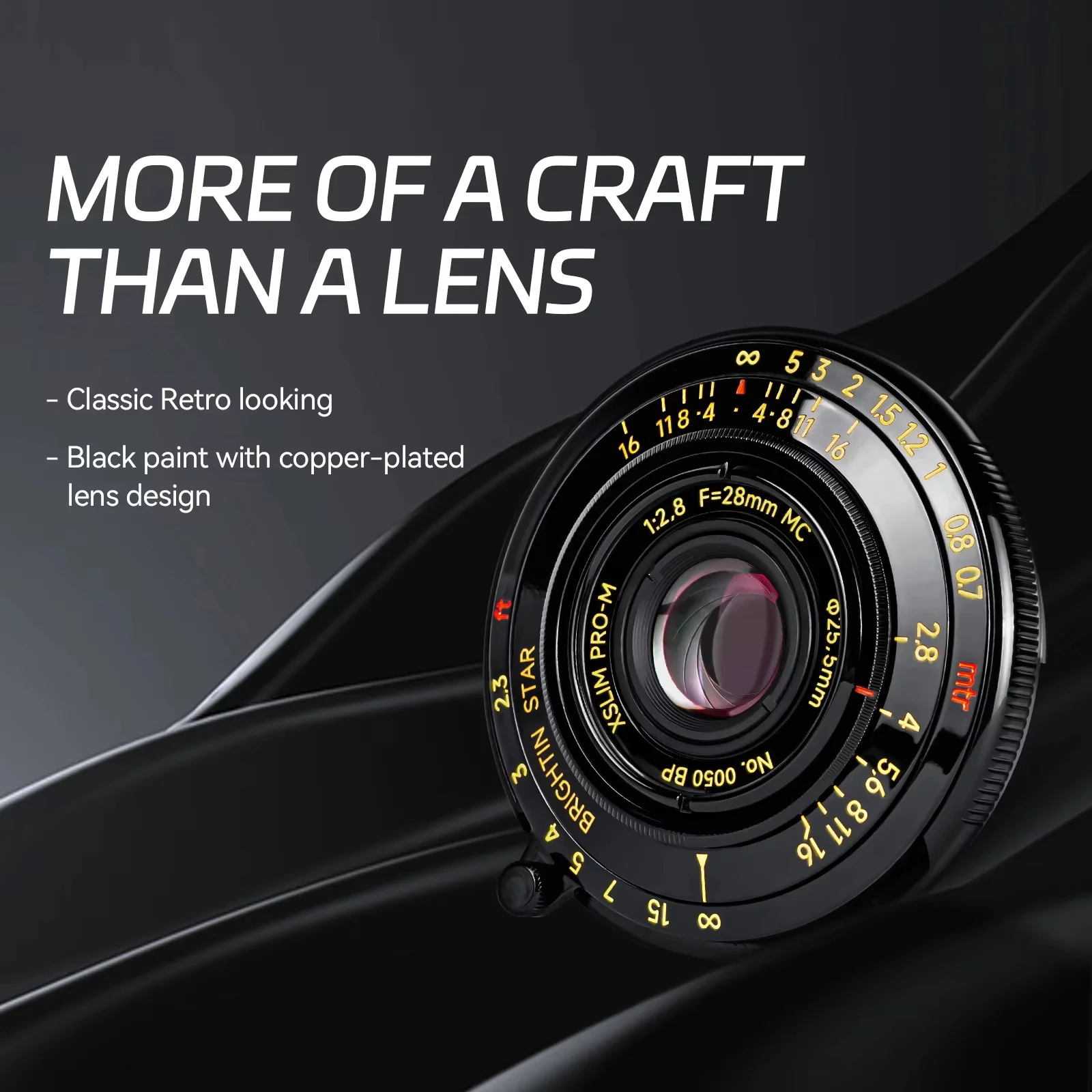 Brightin Star 28mm F2.8 Full frame Messa a fuoco manuale Obiettivo per fotocamera ad ampia apertura per Leica M Mount M8 M9 M10 M11 M240 M240P