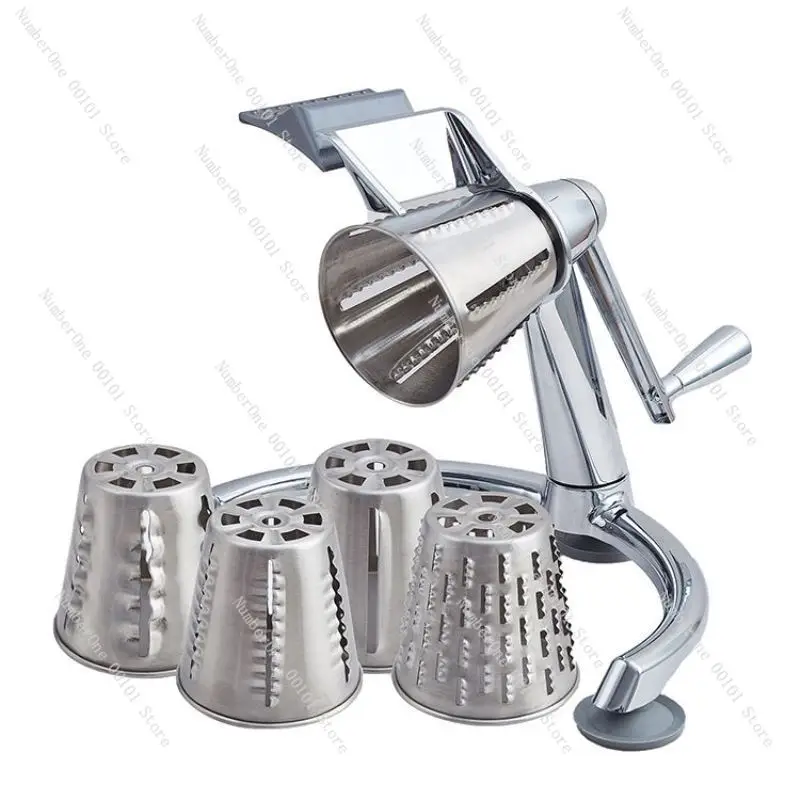 Multi-Functional Roller Vegetable Cutter with 5 Stainless Steel 304 Roller Blades