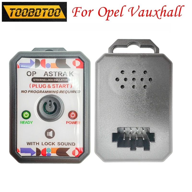 High Quality 2025 Newest For Opel Vauxhall Astra K Steering Lock Emulator Simulator With Lock Sound Plug and Start