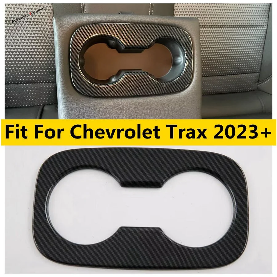 

Rear Seat Cup Stand Drinks Water Bottle Holder Decoration Panel Cover Trim Fit For Chevrolet Trax 2023 2024 Car Accessories