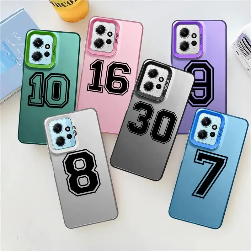 Basketball Celebrity Numbers Phone Case for Xiaomi Mi 11 Lite K60 Ultra F3 GT F4 X3 NFC X3 Pro X5 C50 C51 12T Pro 13T Cover