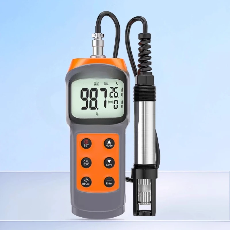 Dissolved oxygen meter Aquaculture Portable fish pond dissolved oxygen meter Water quality content dissolved
