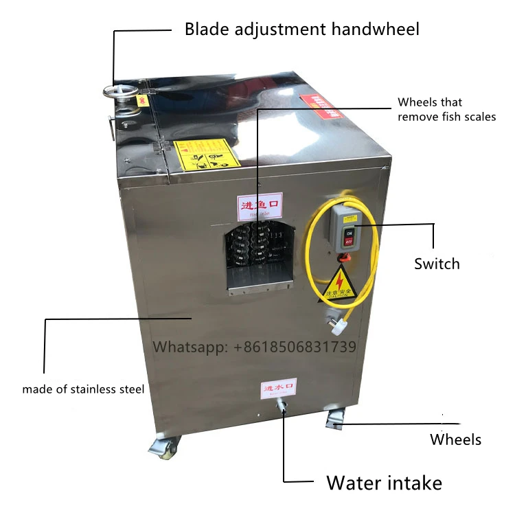 Tilapia Fish Fillet Machine Perch Fish Cutting Machine  Carp Fish Back Opening Machines Lure Killer Fishing Rods