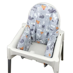 Easy Clean Baby High Chair Cushion Inflatable High Chair Cover Pad Reversible Supporting Cushion for High Chair Wipeable Cover