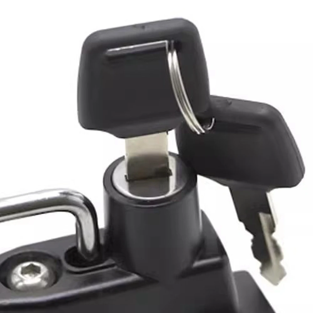 

Motorcycle Helmet Lock Anti-Theft With 2 Keys Hook For KOVE COLOVE 450RR 450 RR Replacement Parts