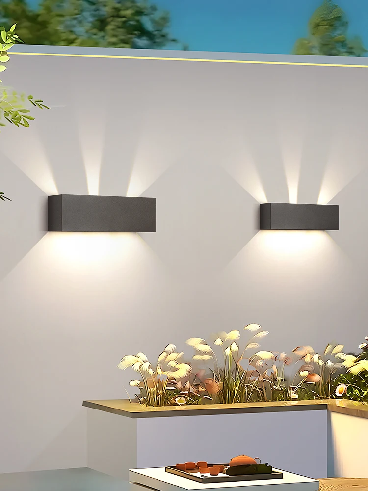 

Современный минималистичный светодиодный уличный водонепроницаемый настенный светильник IP65 для сада, прихожей, декоративный светильник для двора, крыльца, балкона, настенный светильник