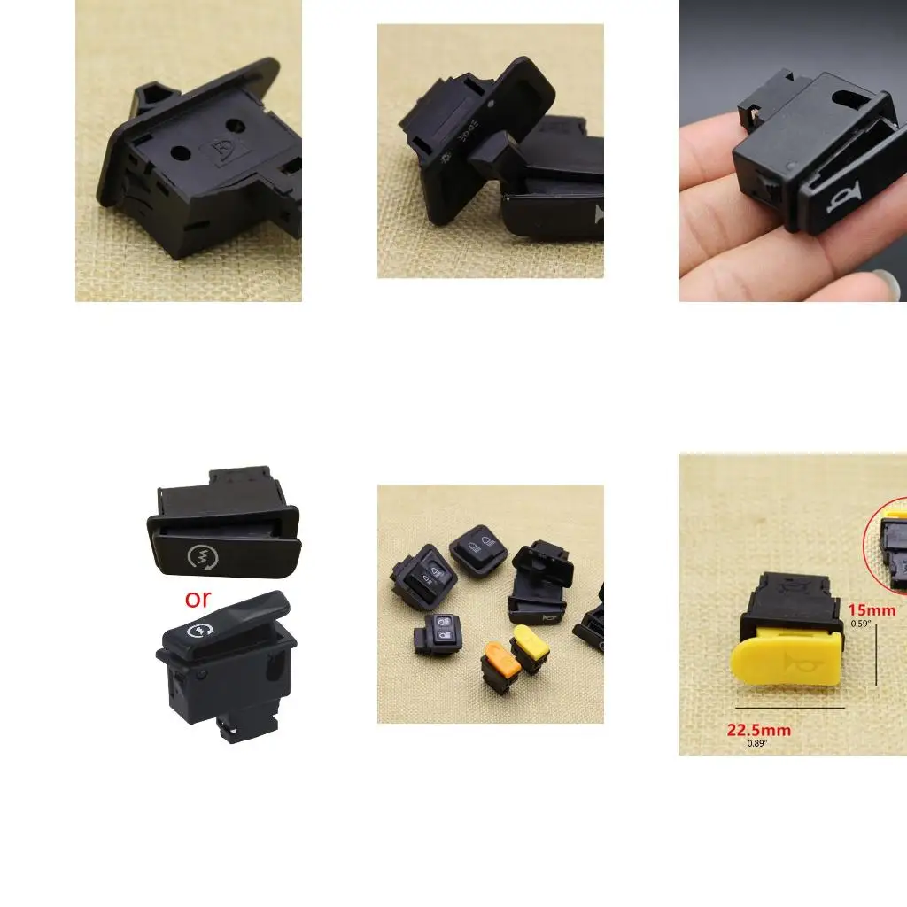  Switch Buttons Motorcycle Handlebar Control High-quality Function Accessories
