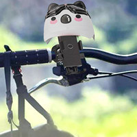 Hot Sales Bike Phone Mount Rainproof On The Vehicle Adjustable Automatic Clamping Sunproof Phone Bracket With Cover Parts