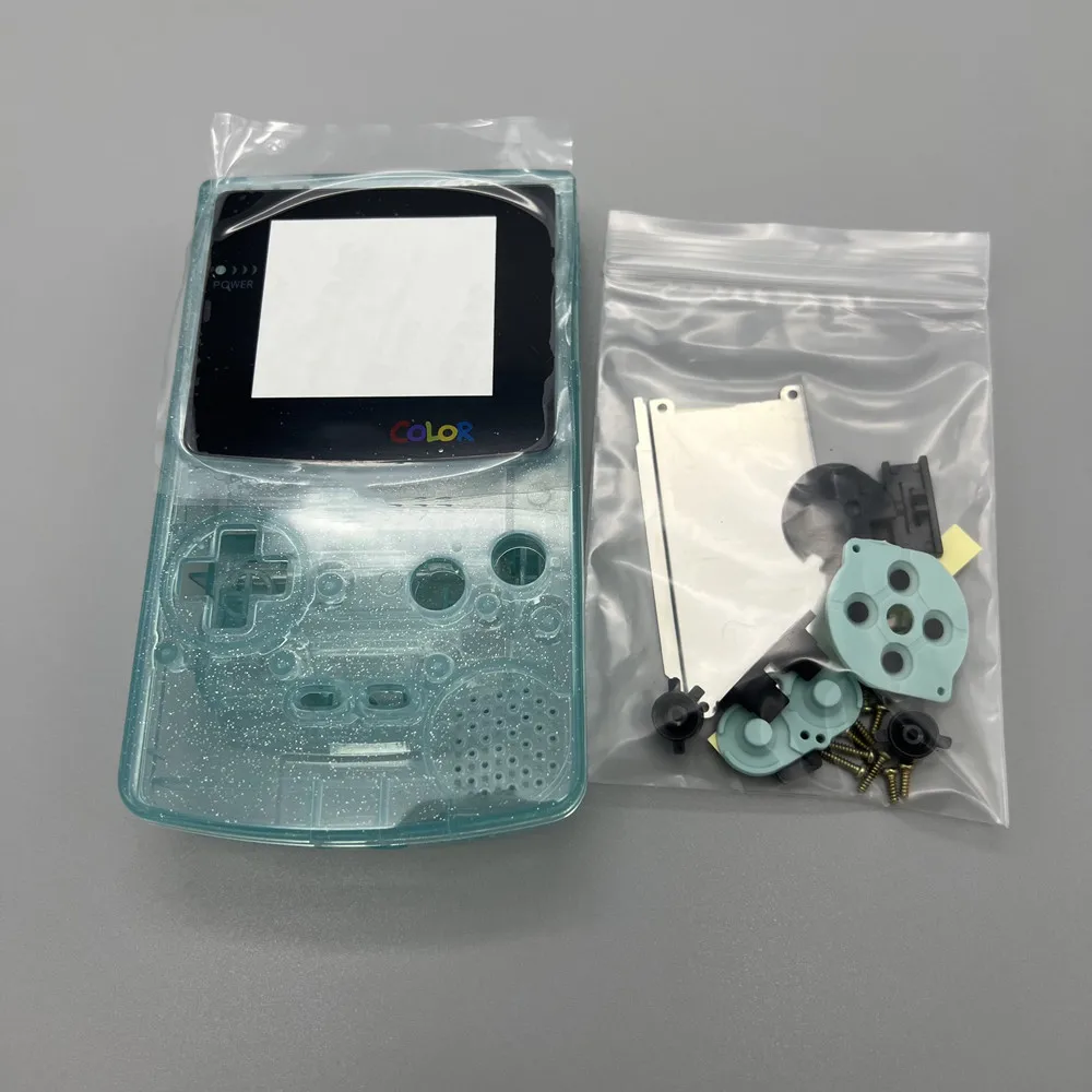 High Transparent Shell Case for Gameboy Color GBC Classic Game Console Plastic Shell Case for GBC Housing Shell with buttons