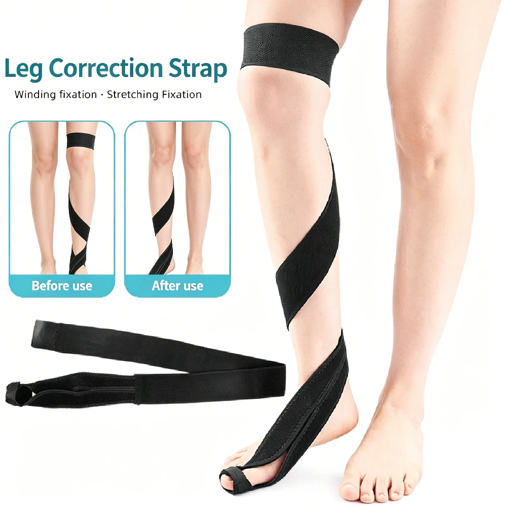 1PCS Adjustable Kids O/X Leg Correction Belt, Neoprene Leg Posture Corrector Band, Child Thigh Stabilizer for Correcting Walking