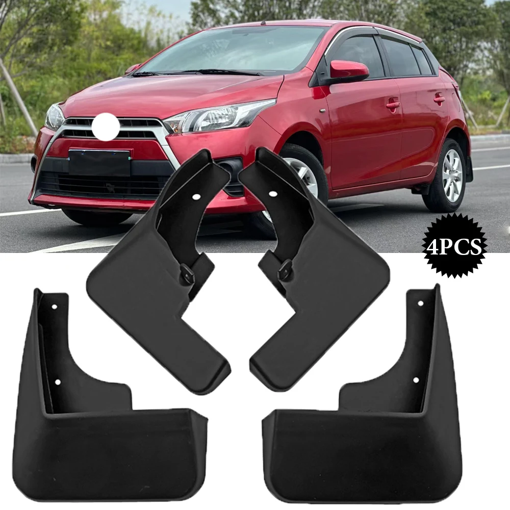 

For Toyota Yaris Vios Hatchback XP150 2014-2019 Mudguards Mudflap Fender Mud Flaps Splash Guards Car Accessories 4PCS