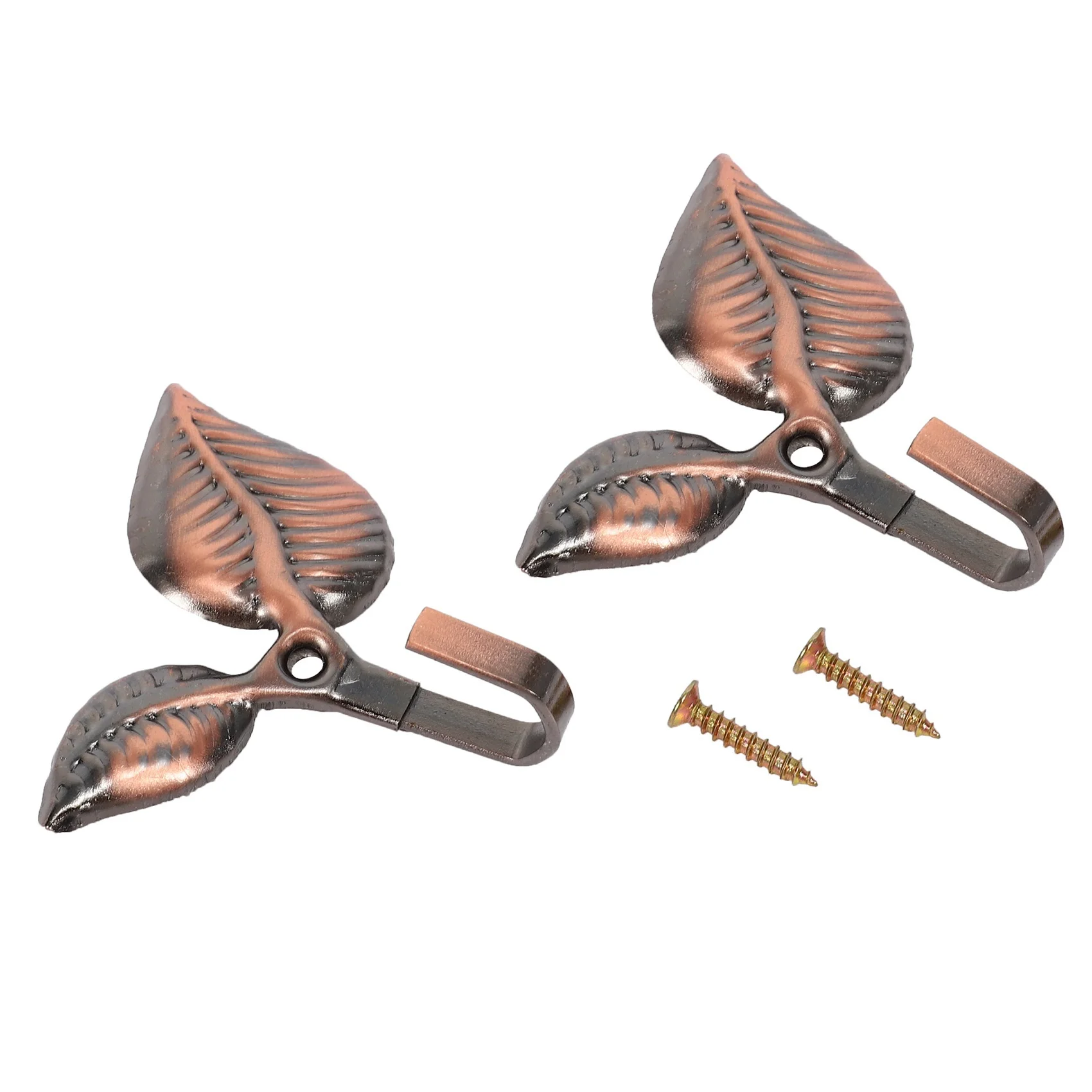 

75STO-6 X железный лист в форме занавесок, держатели, настенные крючки, домашний декор, красная бронза