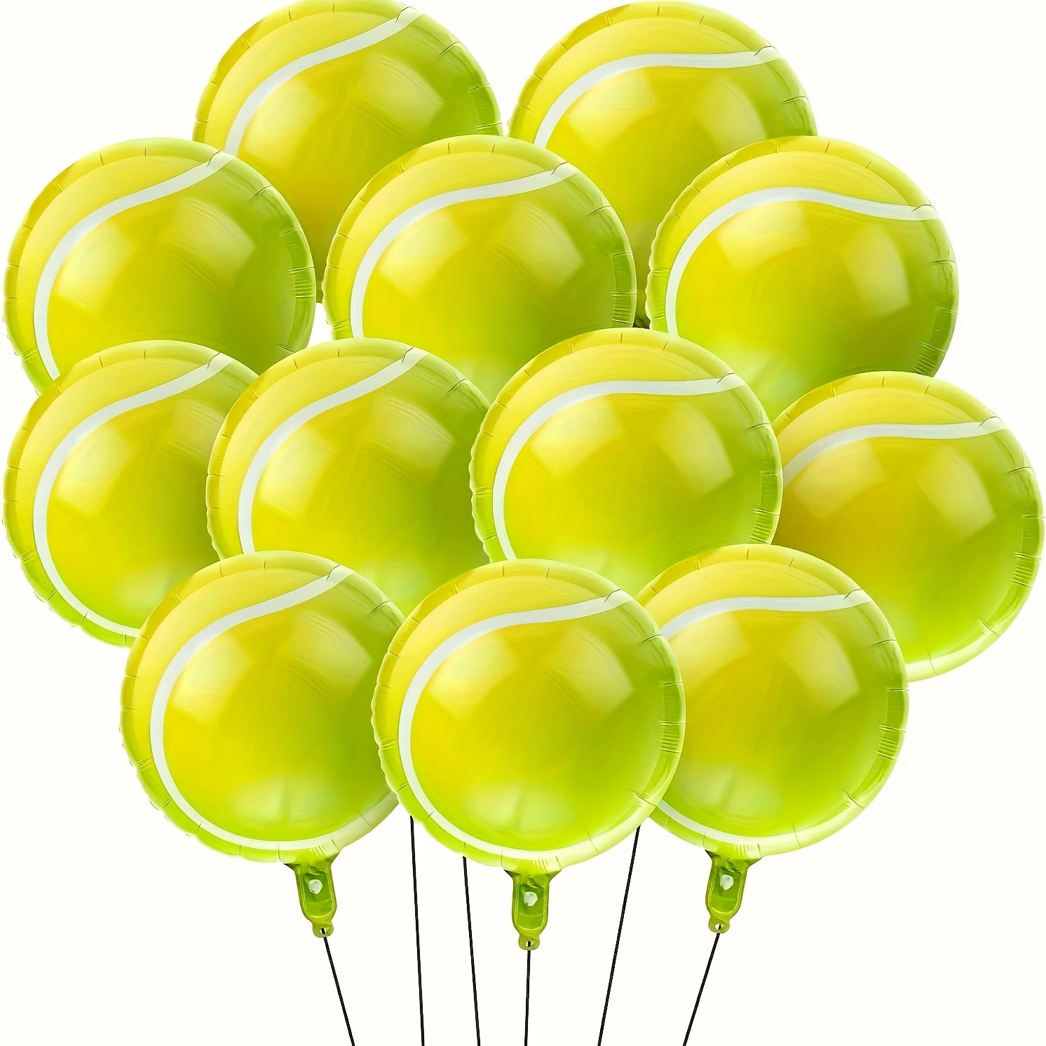 5/10PCS Foil Balloons for Tennis-themed Party Decorations Perfect for Anniversary Celebrations and Birthday Party Decorations