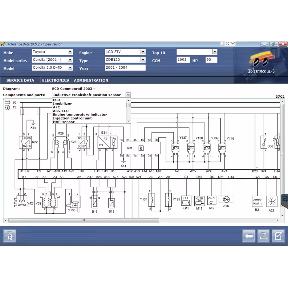 Newest Tolerance Data 2009.2 with keygen Car Repair Tool Software Link diagnostic tools electric equipment 32GB USB multilingual