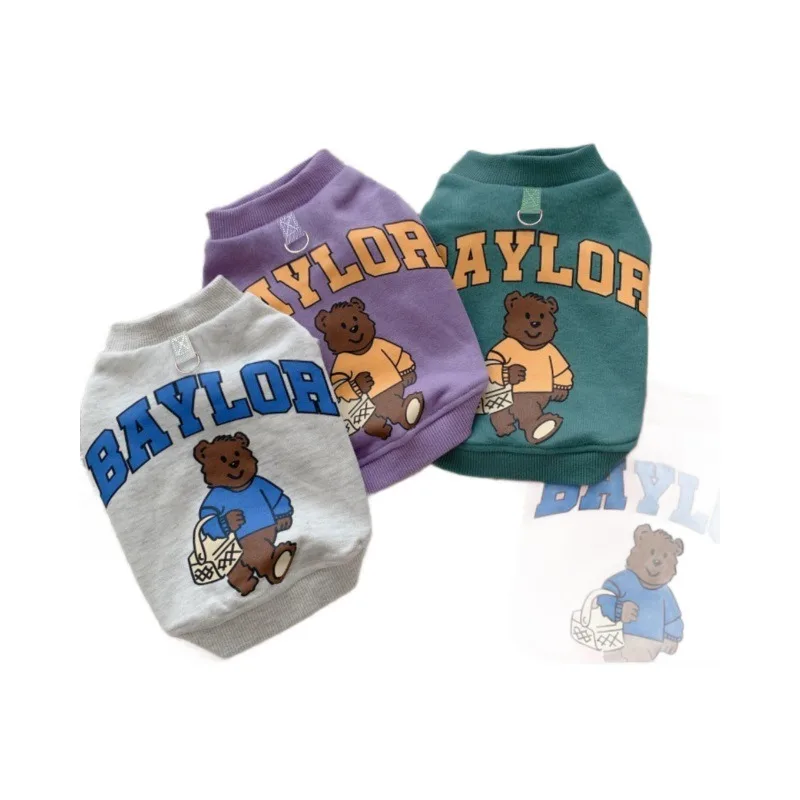 

Winter Dog Sweatshirt Warm Fleece Hoodie Korean Style for Large Dogs Cats Corgi Teddy Poodle Bichon French Bulldog Outfit Jacket