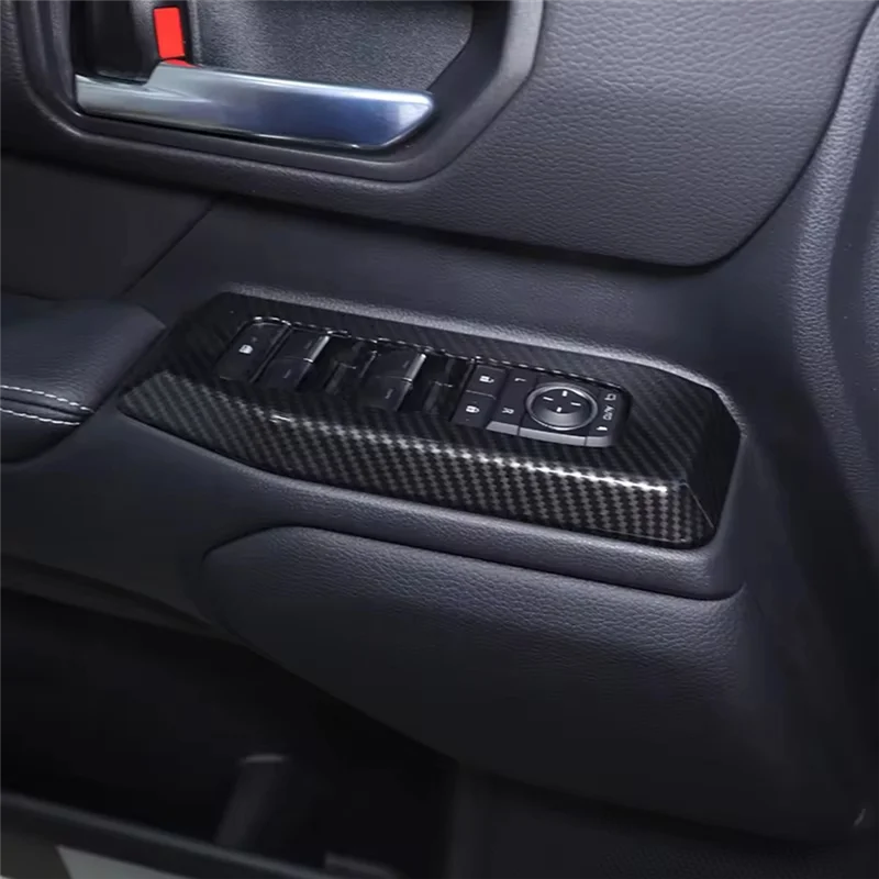 

Для Toyota Land Cruiser 250 Prado LC250 2024, панель переключателя подъема окна, накладка, аксессуары для интерьера
