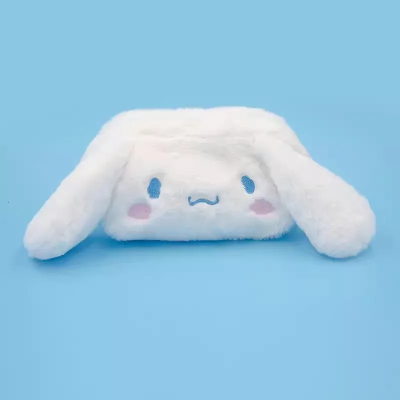 Sanrio – sac à cosmétiques en peluche My Melody cannelle Kuromi Hangyodon, porte-monnaie avec poches à cordon, cadeaux d'anniversaire pour filles, jouet pour enfants