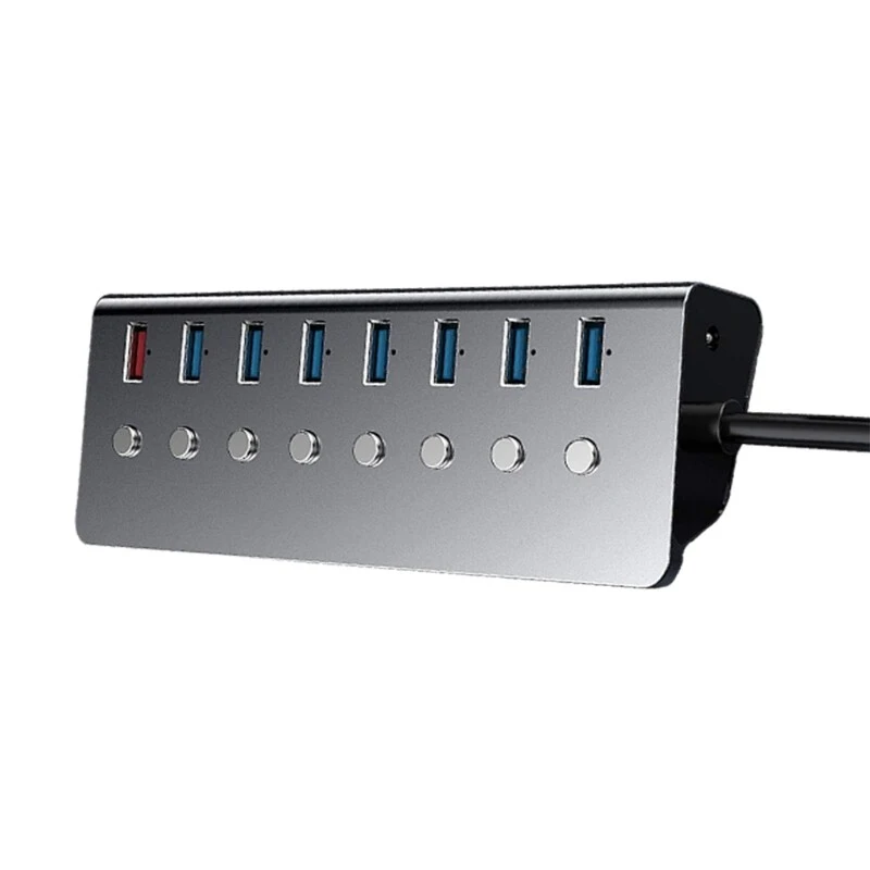 A+for USB Hub 7 Port Multiple Expander with Charging Port, Independent