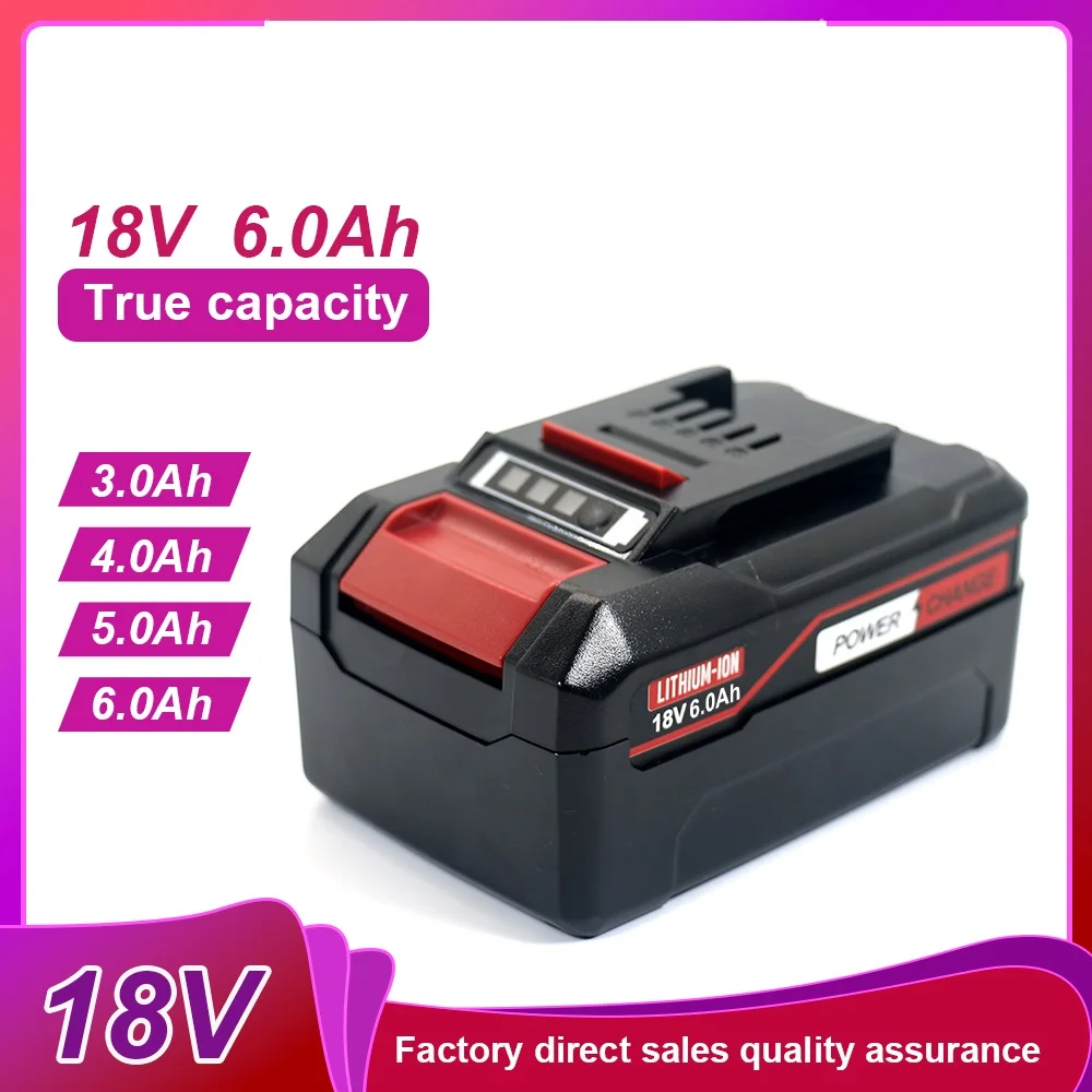 

6Ah 5Ah Replacement Battery EIN18C2 Li-ion Batteria for EINHELL 18V Battery Power X-change PX-BAT4 4511396 4511437 Power Tools