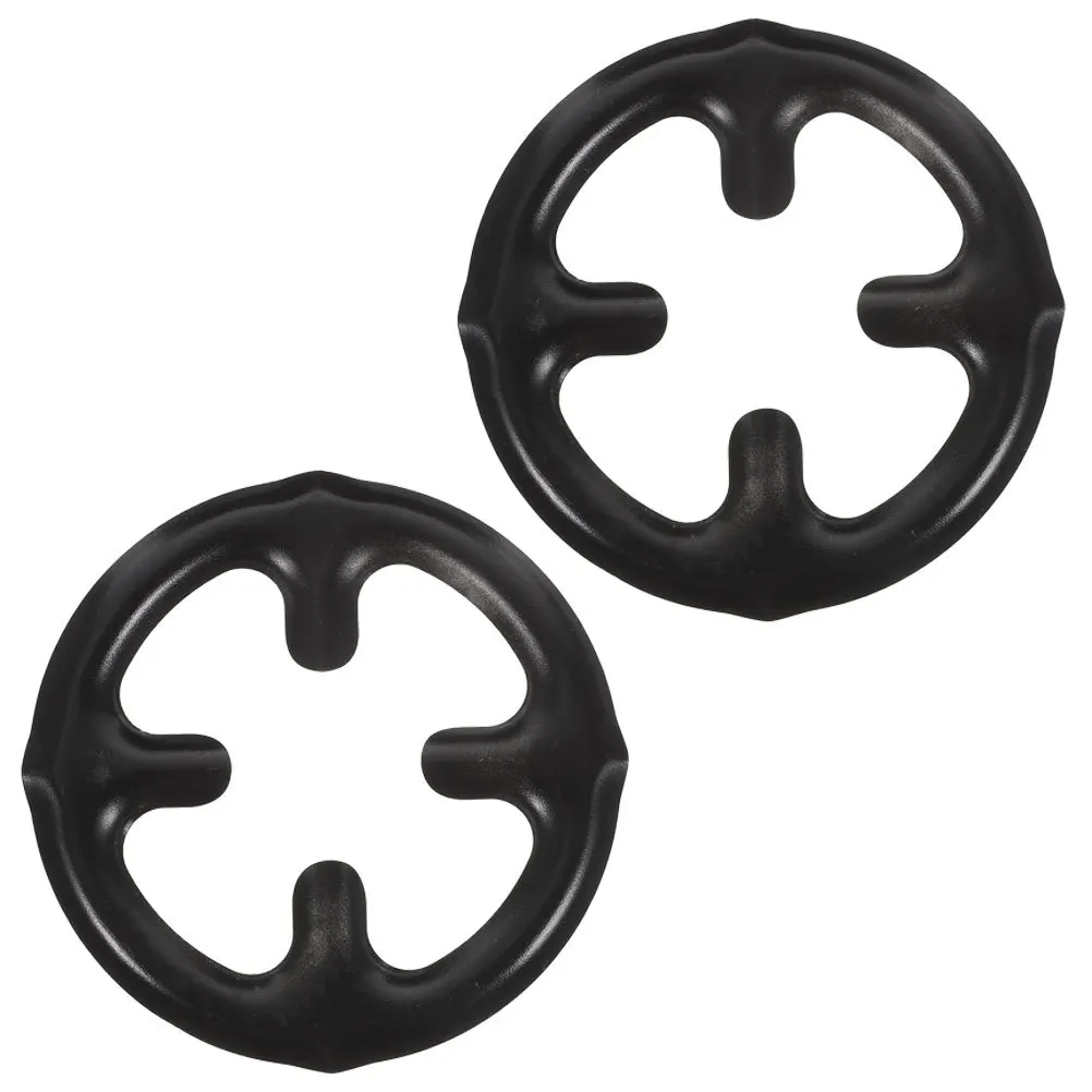 2 قطعة إبريق قهوة الفرن حامل الفولاذ المقاوم للصدأ حامل معدني رف موقد غاز بوثولدر 13 سنتيمتر جولة أسفل الرف نونسليب مقاومة للحرارة المطبخ #3