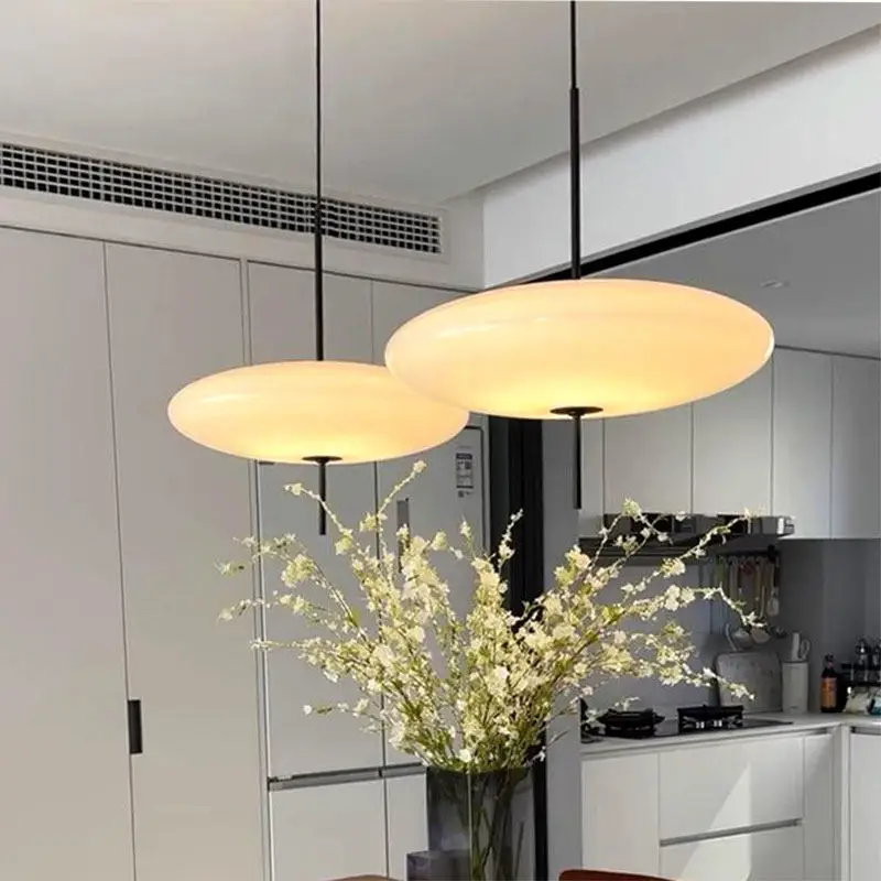 Danish Designer Astep Flying Saucer UFO Chandelier LED Industrial Luminaire for Bedroom Living Room Bar Restaurant Lighting