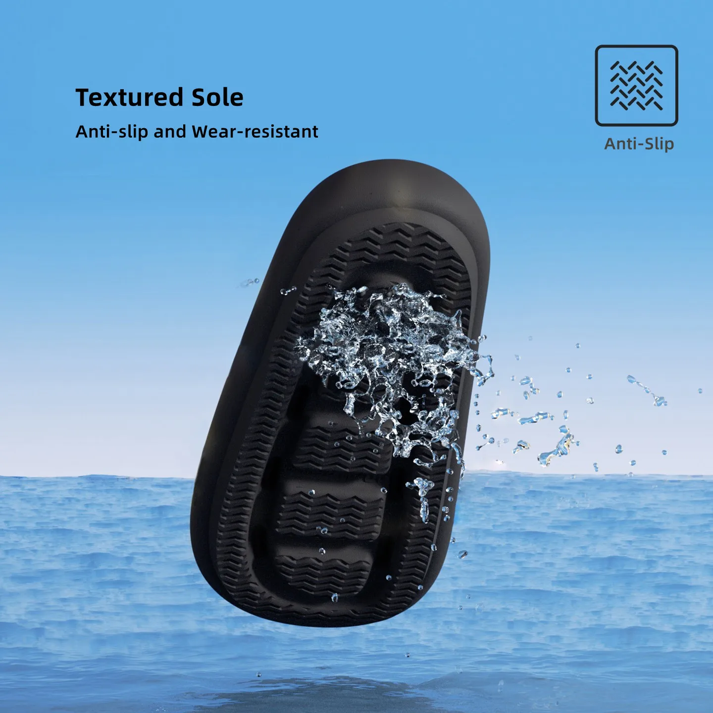 Women Fashion Slippers Summer Men Casual Platform Slides Soft Beach Sandals Massage Flats Indoor Non-slip Couples Bathroom Shoes - view 4
