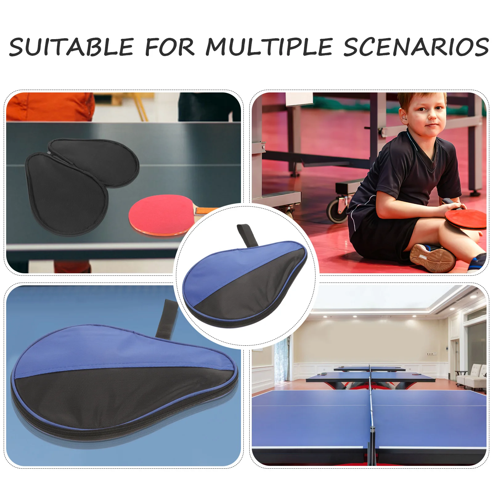 

Table Tennis Racket Case Durable Lightweight Protective Storage Bag Practical Portable Racket Organizing Bag Table Tennis Case