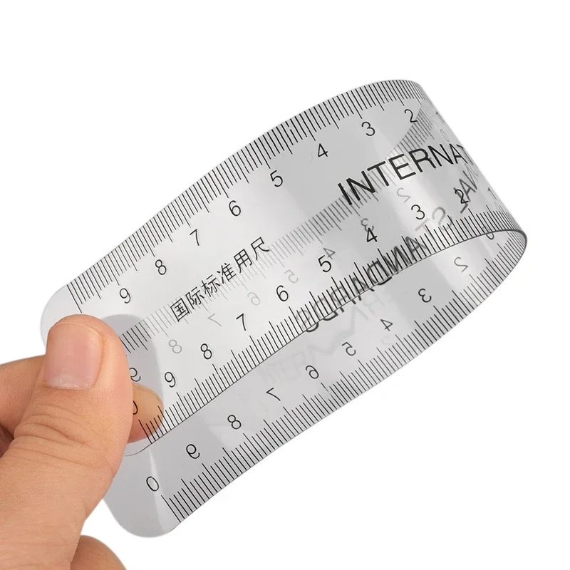 Universal 1pc Semi Permanent Makeup Guide Ruler Measure Tools Eyebrow Stencil Template Grooming Brow Shaping Styling