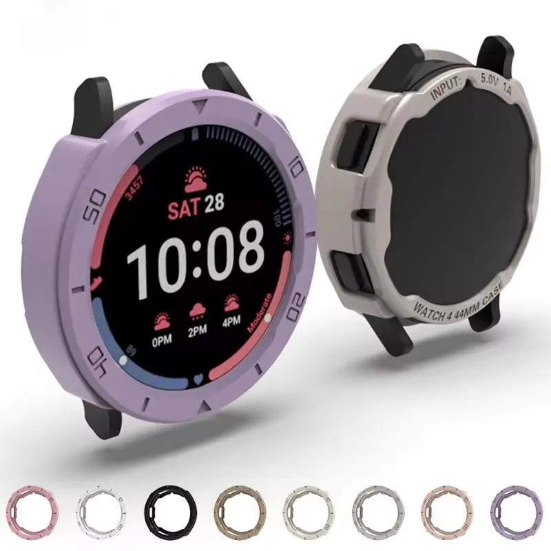 Чехол для часов Samsung Galaxy Watch4 5 44 мм 40 мм, силиконовый защитный чехол, бампер из ТПУ для Galaxy watch 5Pro, 45 мм, аксессуары 2027