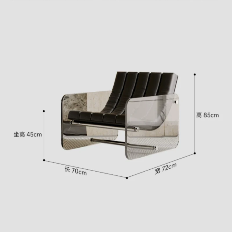 Lounge Comfy Living Room Chairs Bauhaus Designer Weird With Back Living Room Chairs Support Acrylic Chaise Nordic Furniture