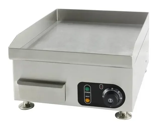 Commercial Restaurant 5.6kw Smokeless Oven Barbecue Grill Griddle Stainless Steel Electric Griddle