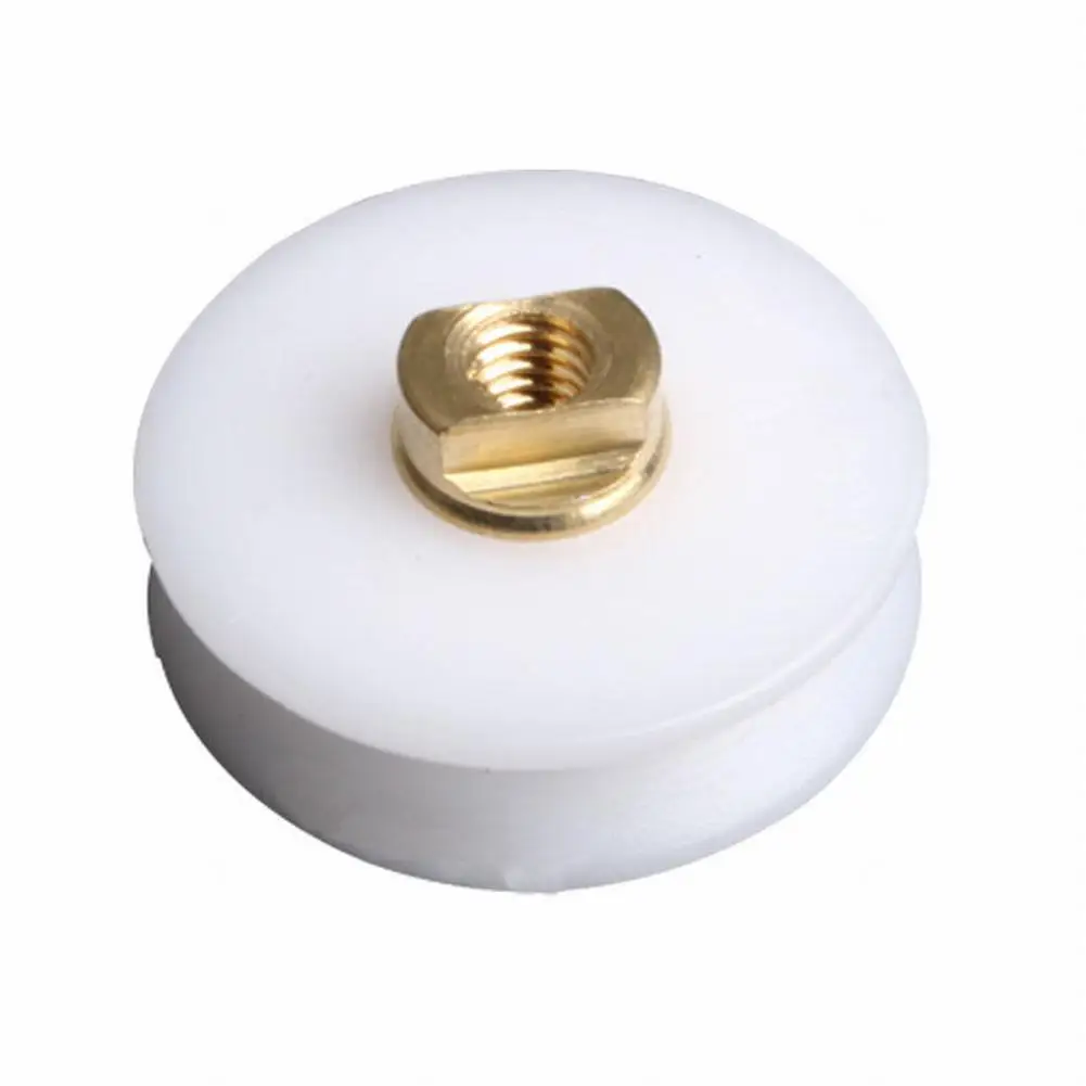 Shower Room Bathroom Door Rollers Shower Runners Shower Part Shower Room Wheels White 22mm 4/8pcs Accessories Anti-Rust