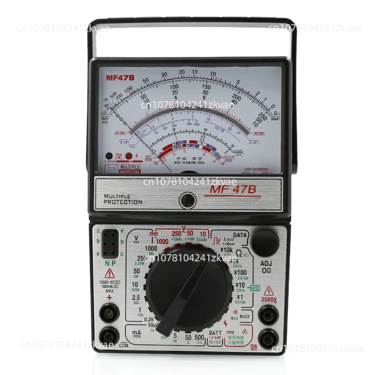 Nanjing Tianyu MF47 Mechanical High Precision Anti Burn and Bee Protection Meter Zero Fire Judgment Pointer Multimeter